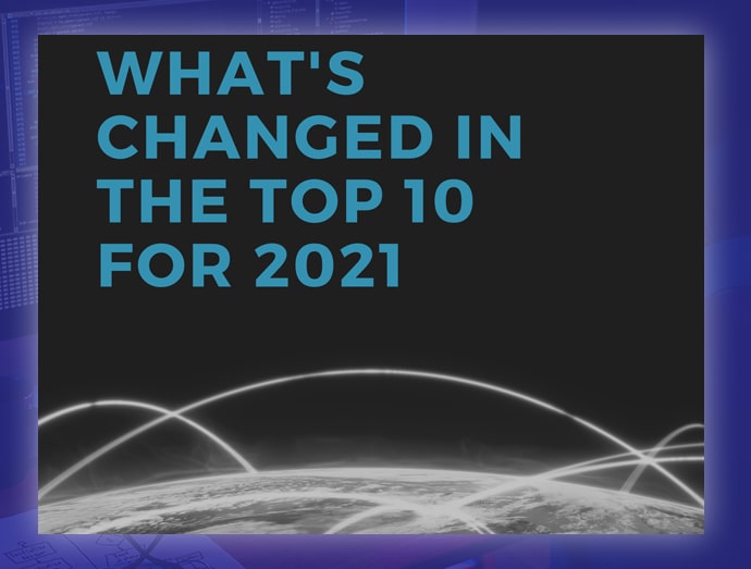 What's changed in the top 10 for 2021
